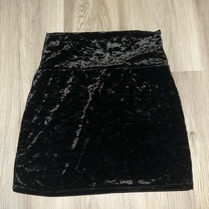 Urban outfitters velvet skirt